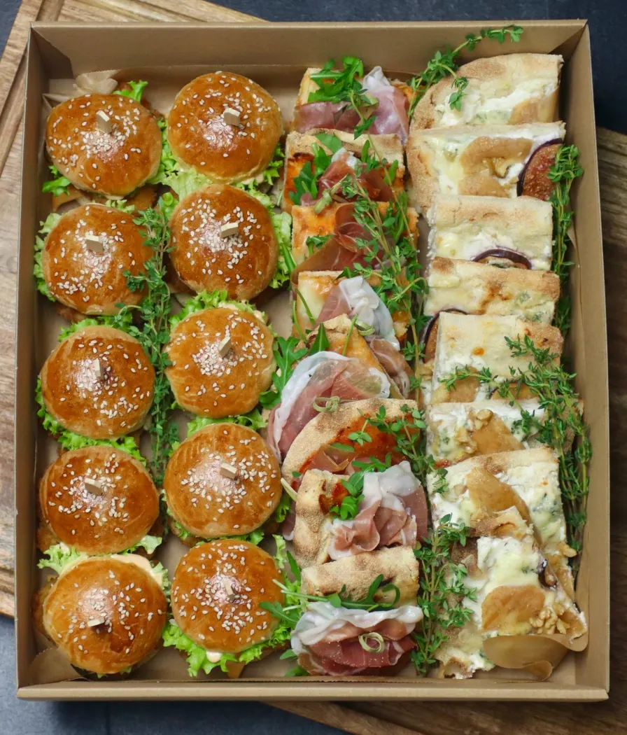 Box burger i pinsa